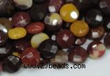 CMK51 15.5 inches 10mm faceted coin mookaite beads wholesale