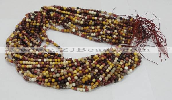 CMK57 15.5 inches 6mm round mookaite gemstone beads wholesale