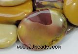 CMK76 15.5 inches 30*40mm oval mookaite gemstone beads wholesale