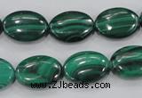 CMN104 15.5 inches 13*18mm oval natural malachite beads wholesale