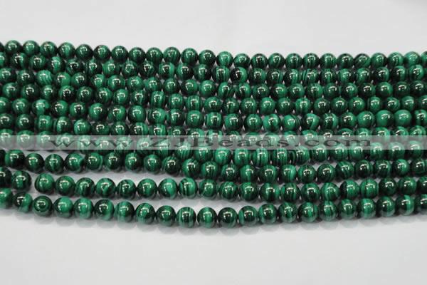 CMN151 AA grade 8mm round natural malachite beads Wholesale
