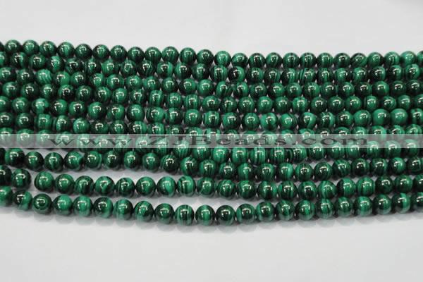 CMN151 AA grade 8mm round natural malachite beads Wholesale