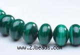 CMN17 A grade 6*8mm roundel natural malachite beads Wholesale