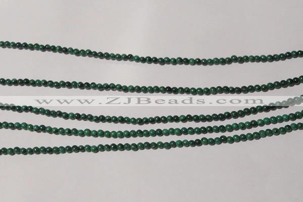 CMN200 15.5 inches 2mm round natural malachite beads wholesale