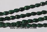 CMN228 15.5 inches 4*6mm faceted teardrop natural malachite beads