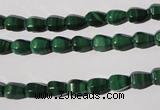 CMN229 15.5 inches 5*7mm faceted teardrop natural malachite beads