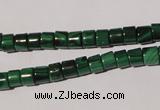 CMN235 15.5 inches 4*6mm heishi natural malachite beads wholesale