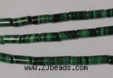 CMN237 15.5 inches 4*8mm tube natural malachite beads wholesale