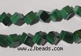 CMN247 15.5 inches 8*8mm cube natural malachite beads wholesale