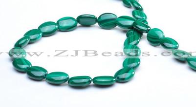 CMN26 A grade 8*10mm oval shape natural malachite beads