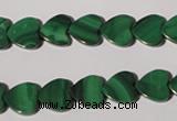 CMN262 15.5 inches 10*10mm heart natural malachite beads wholesale