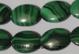 CMN275 15.5 inches 15*20mm oval natural malachite beads wholesale