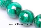 CMN28 AB grade 16mm round natural malachite beads Wholesale