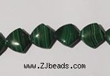 CMN290 15.5 inches 12*12mm trapezoid natural malachite beads