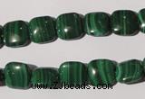 CMN293 15.5 inches 10*10mm square natural malachite beads wholesale