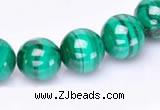 CMN38 AB grade 6mm round natural malachite beads Wholesale