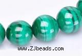 CMN39 AB grade 8mm round natural malachite beads Wholesale