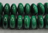 CMN401 15.5 inches 5*8mm rondelle natural malachite beads wholesale