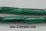 CMN411 15.5 inches 4*13mm tube natural malachite beads wholesale