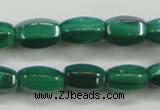 CMN422 15.5 inches 5*8mm faceted rice natural malachite beads