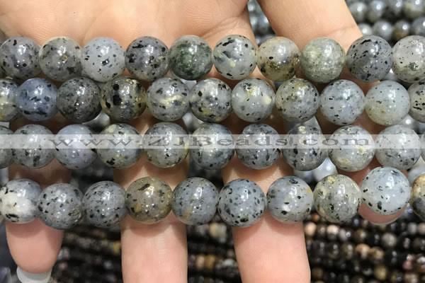 CMQ104 15.5 inches 12mm round moss quartz beads wholesale