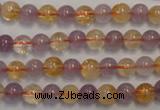 CMQ215 15.5 inches 6mm round multicolor quartz gemstone beads