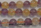 CMQ217 15.5 inches 10mm round multicolor quartz gemstone beads