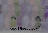 CMQ262 15.5 inches 5*12mm rondelle multicolor quartz beads