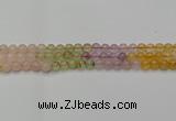 CMQ322 15.5 inches 8mm round mixed quartz beads wholesale