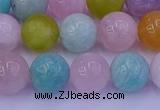 CMQ343 15.5 inches 10mm round mixed quartz gemstone beads
