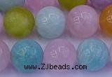 CMQ344 15.5 inches 12mm round mixed quartz gemstone beads