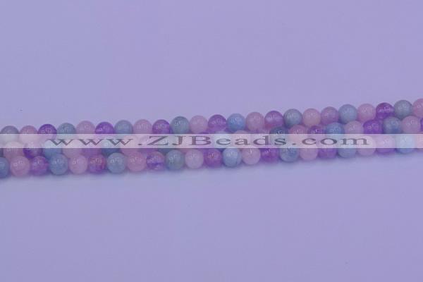 CMQ351 15.5 inches 6mm round mixed quartz beads wholesale