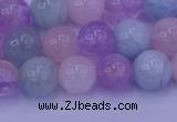 CMQ352 15.5 inches 8mm round mixed quartz beads wholesale