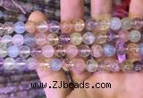 CMQ451 15.5 inches 8mm round rainbow quartz beads wholesale