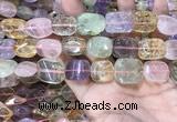 CMQ513 15.5 inches 13*18mm - 15*20mm nuggets colorfull quartz beads