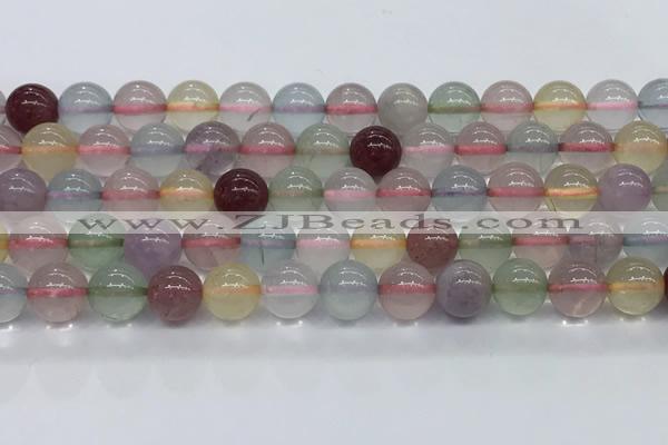 CMQ572 15.5 inches 10mm round mixed quartz beads wholesale