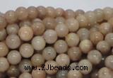 CMS02 15.5 inches 6mm round moonstone gemstone beads wholesale