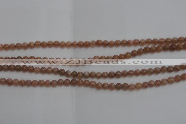 CMS1000 15.5 inches 4mm round AA grade moonstone gemstone beads