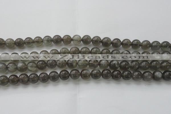 CMS1072 15.5 inches 8mm round grey moonstone beads wholesale