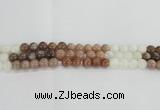 CMS1083 15.5 inches 10mm round mixed moonstone beads wholesale