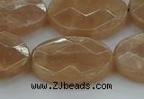 CMS1109 15.5 inches 18*25mm faceted oval moonstone gemstone beads