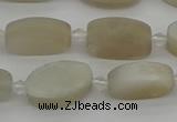 CMS1140 15.5 inches 10*16mm oval moonstone gemstone beads