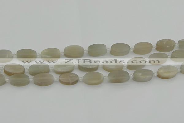 CMS1141 15.5 inches 12*20mm oval moonstone gemstone beads