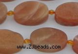 CMS1151 15.5 inches 15*22mm oval moonstone gemstone beads