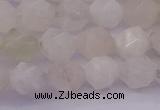 CMS1155 15.5 inches 10mm faceted nuggets white moonstone beads