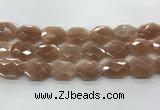 CMS1355 18*24mm - 20*25mm faceted octagonal moonstone beads