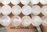 CMS1461 15.5 inches 6mm round white moonstone beads wholesale