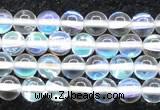 CMS1501 15.5 inches 6mm round synthetic moonstone beads wholesale