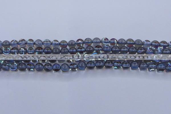 CMS1512 15.5 inches 8mm round synthetic moonstone beads wholesale