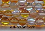 CMS1532 15.5 inches 8mm round synthetic moonstone beads wholesale